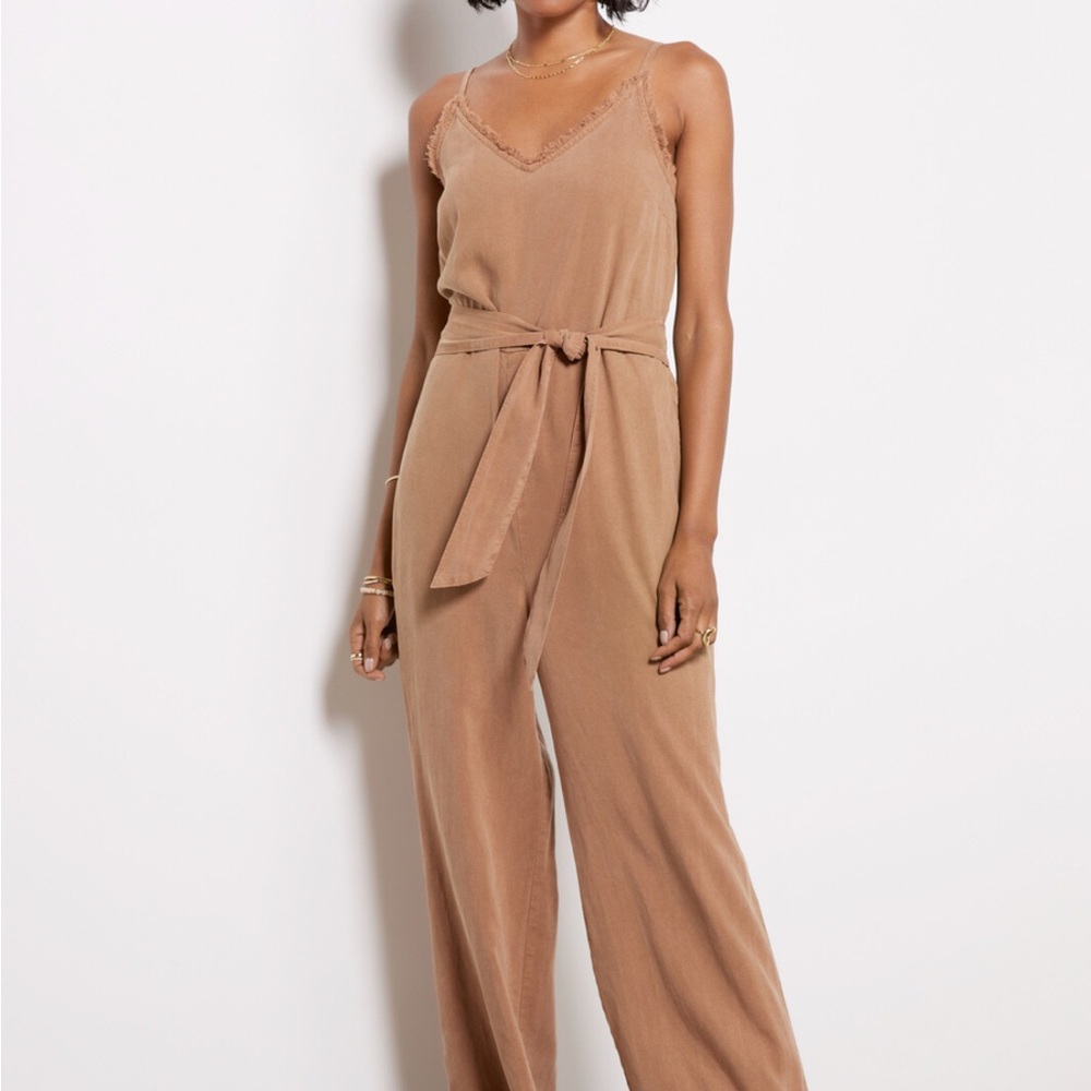 Smocked Back Cami Jumpsuit